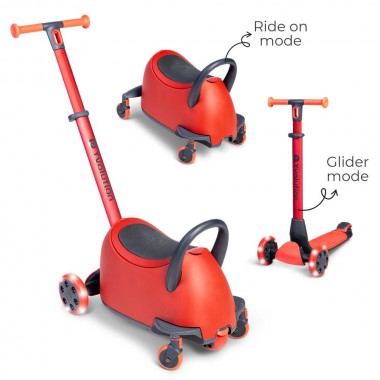 Yvolution YGlider Luna Πατίνι 5 σε 1 - Κόκκινο