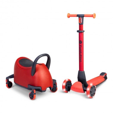 Yvolution YGlider Luna Scooter 5 in 1 - Red
